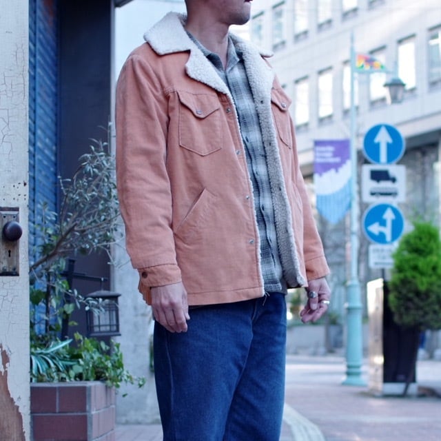 1970s Wrangler Corduroy Wrange Coat / レアカラー！ラングラー ボア