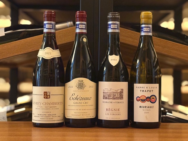 特級　エシェゾー　2022年　エマニュエル・ルジェ　を含む4本セット