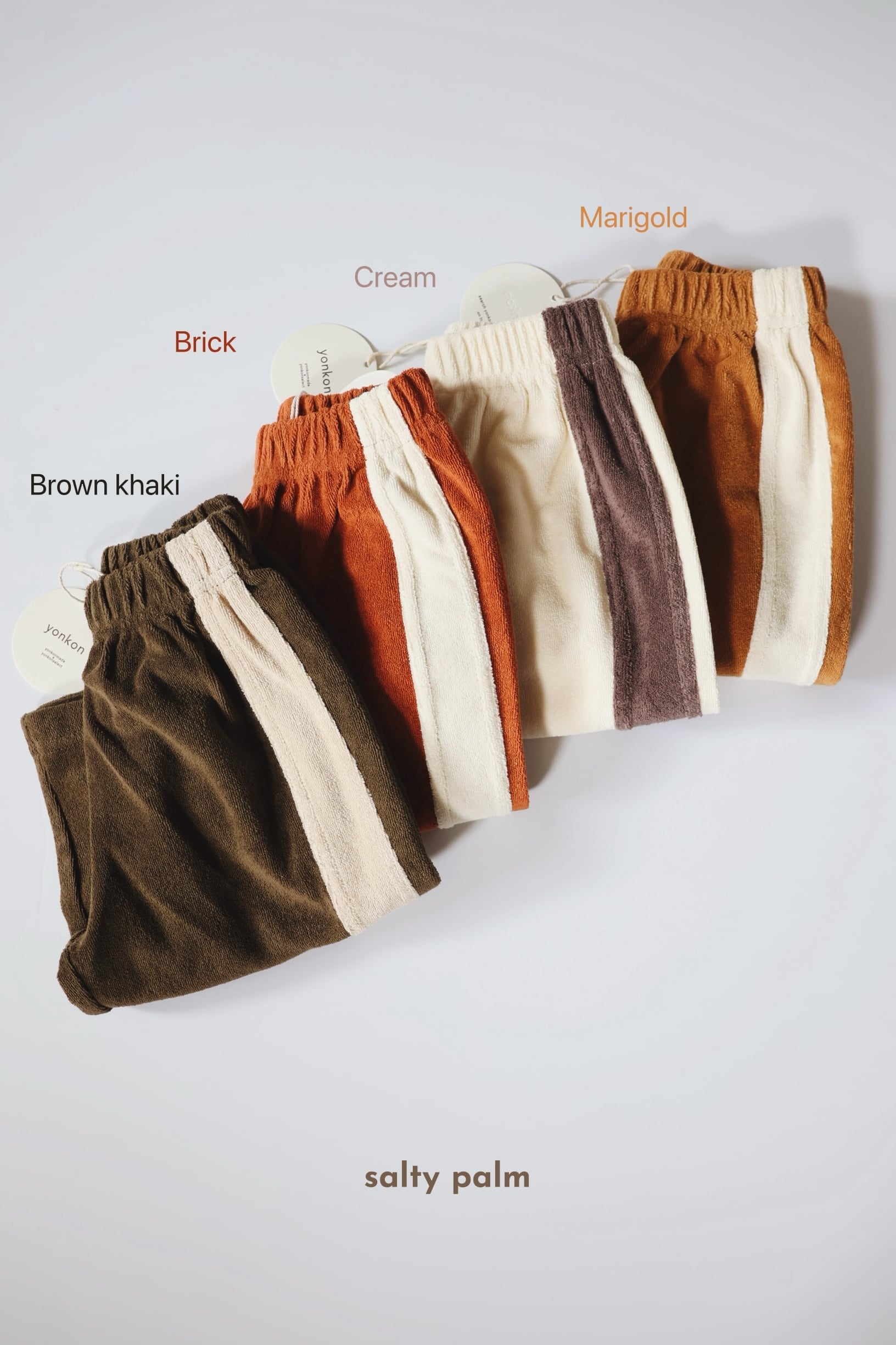 マリゴールド・brick・brown khaki・cream余剰分 【6.11early先行