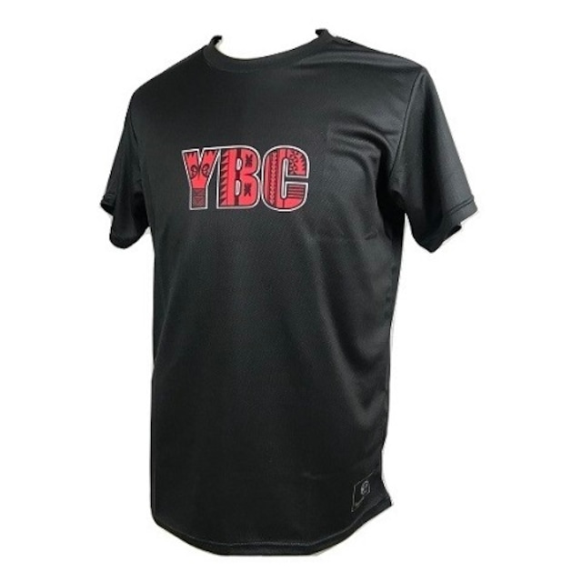 【YBC】Tribal logo Tshirt　Black×Red