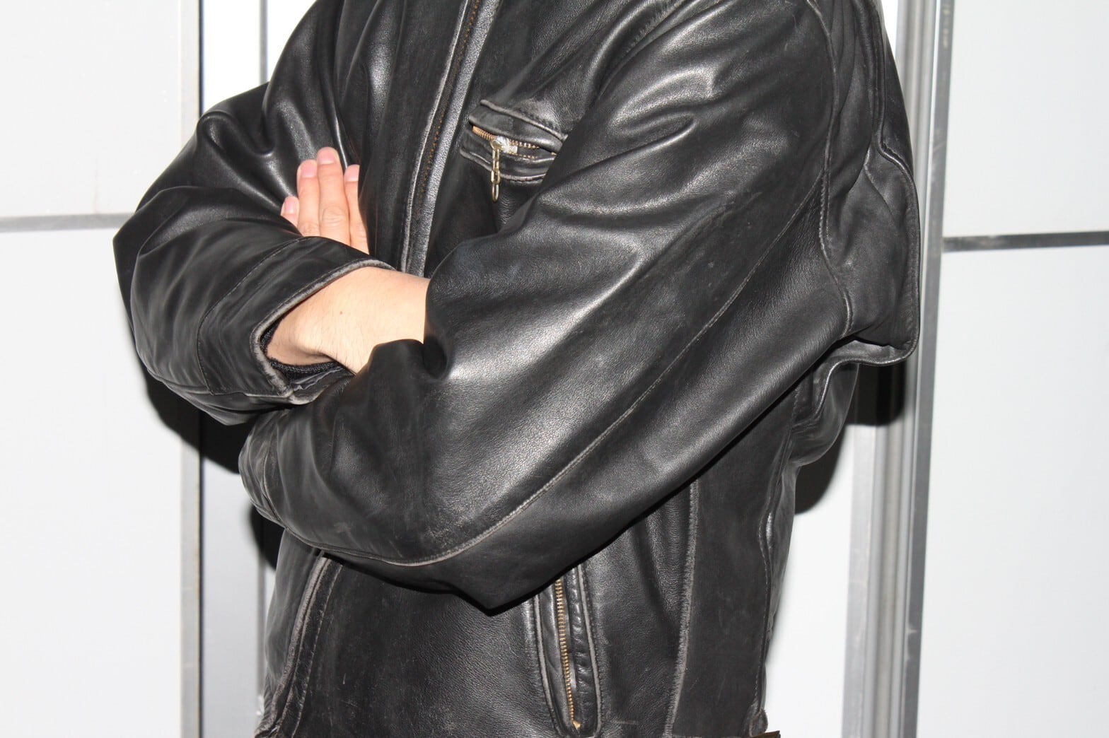 90s Schott Cow Leather Single Riders USA製