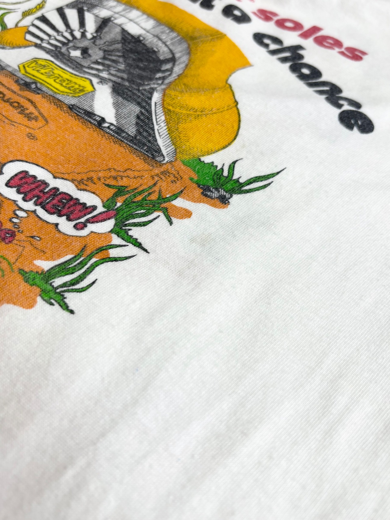 70s Champion "Vibram" Ringer Tee MADE IN USA Size L