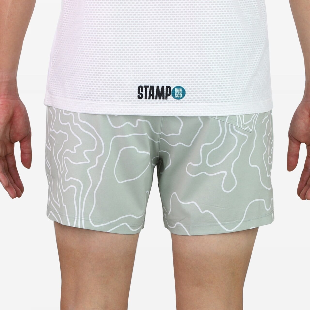 STAMP RUN&CO(スタンプ) STAMP 3 POCKET SHORTS (CONTOUR LINE -PASTEL