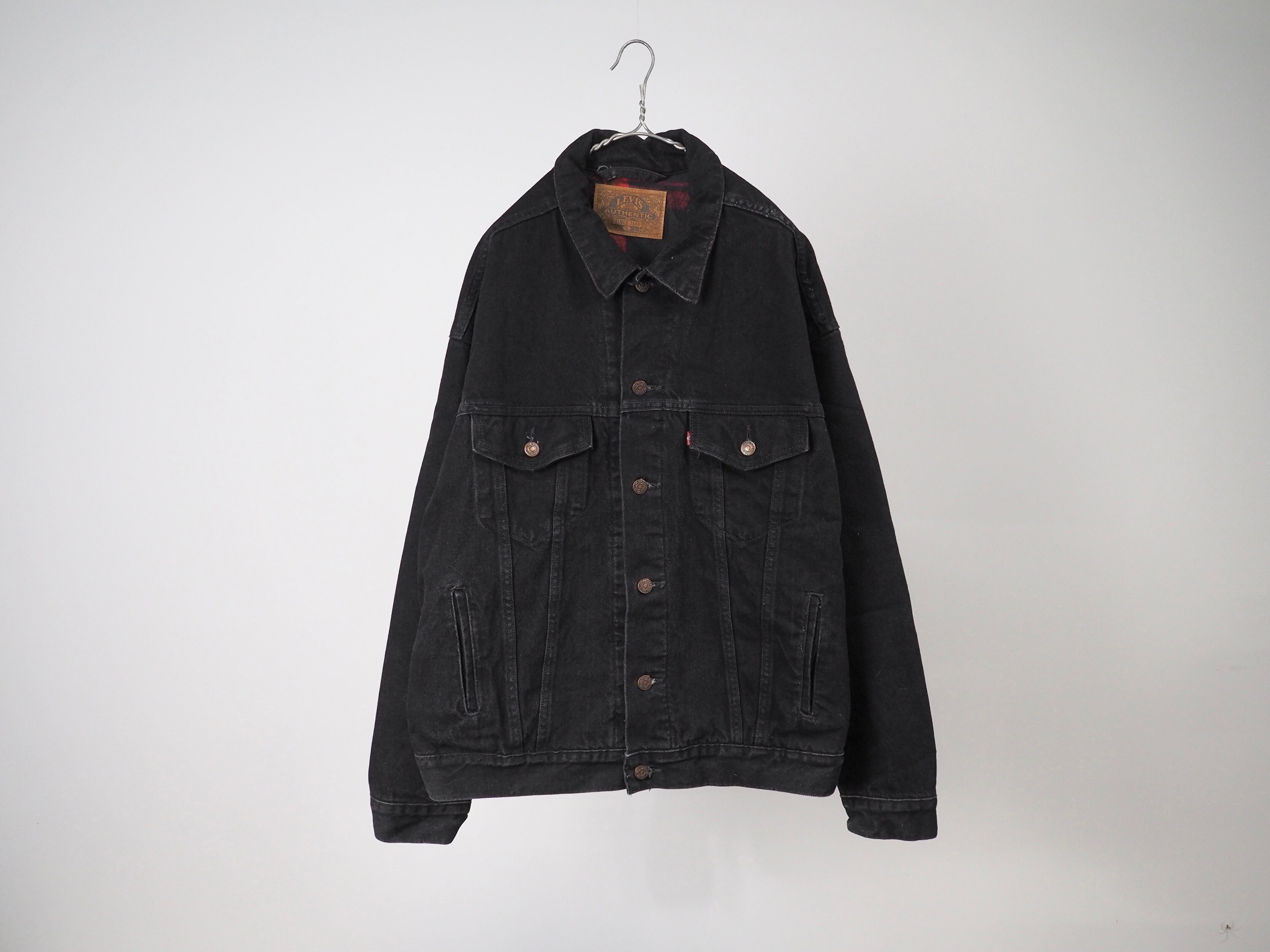 1990’s Levi’s 70427-4859 USA製 ブラックデニム トラッカージャケット L