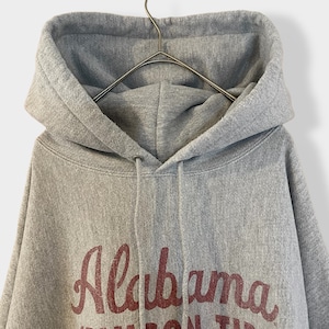 【champion】カレッジ アラバマ大学 フットボール アメフト Alabama Crimson Tide 3段プリント 染み込みプリント  パーカー スウェット プルオーバー フーディー 3XL ビッグシルエット チャンピオン Reverse Weaveリヴァースウィーブ US古着