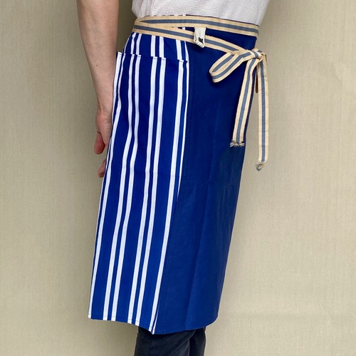 三布三用 前掛け ミディアム丈(M) 子持ち縞柄