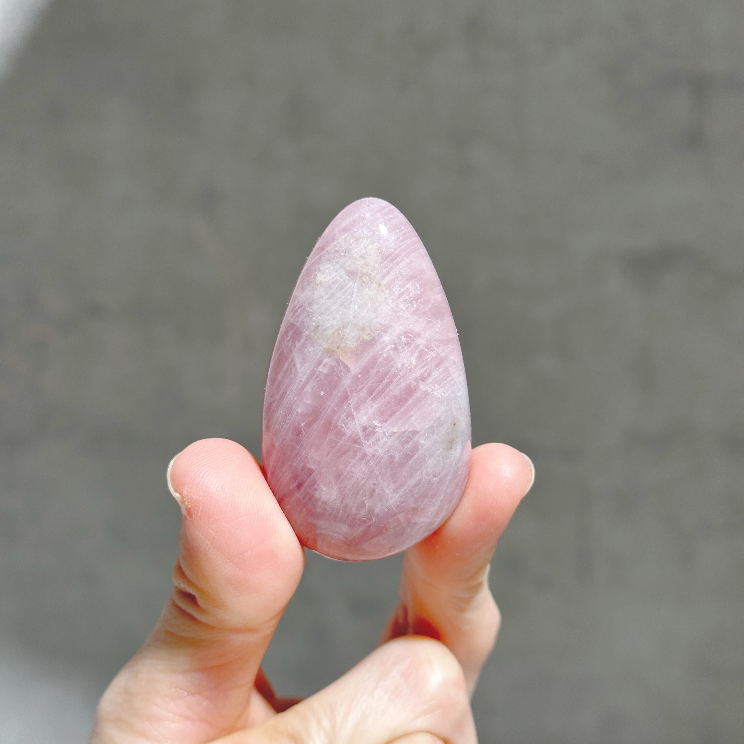 パープルローズクォーツ パームストーン14◇Purple Rose Quartz