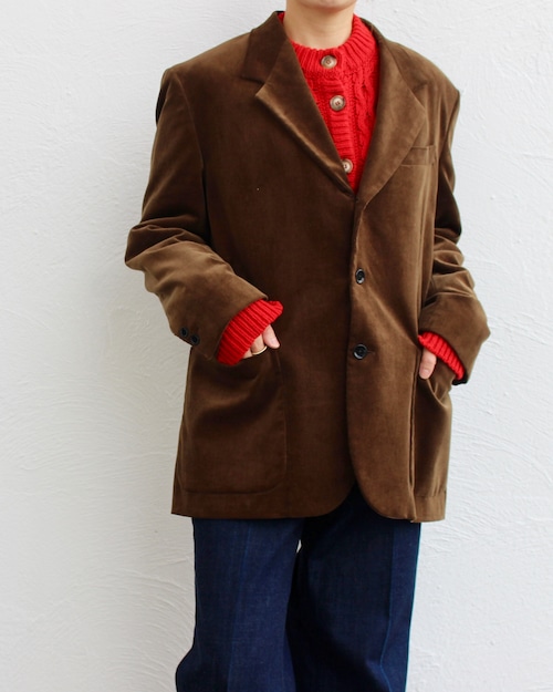 Nikki ESSENTIAL PIECES/corduroy tailored jacket