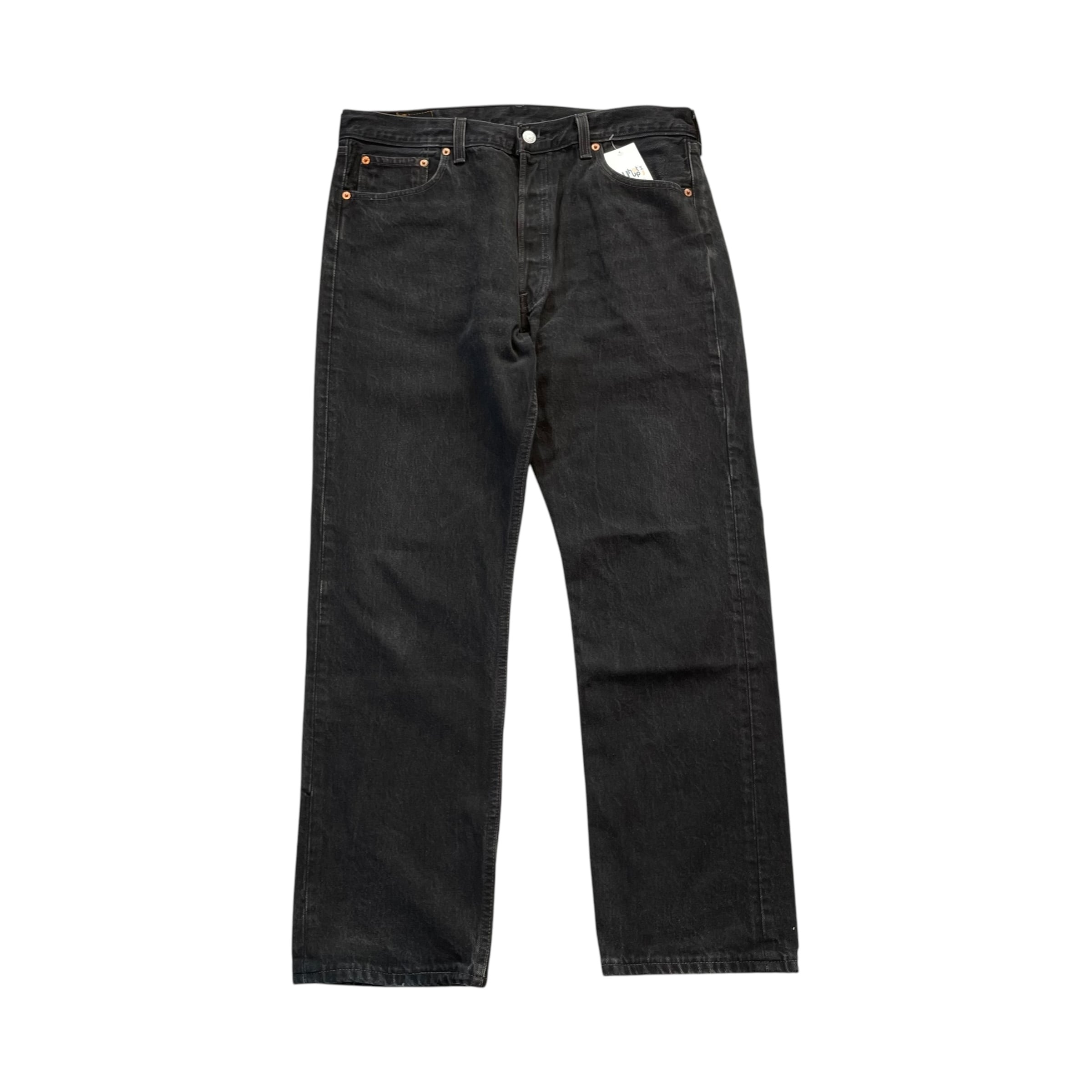 1995s Levi's 501 "後染め" black denim pants "36×30"