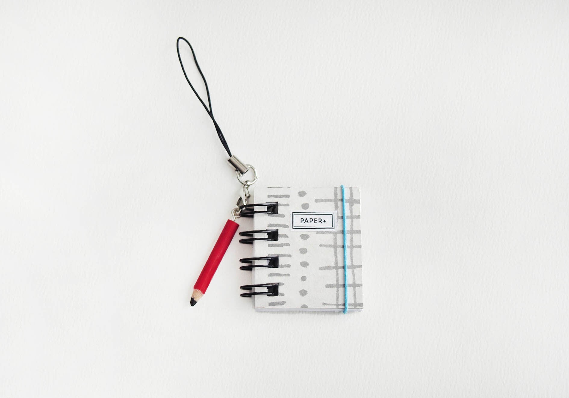 豆ノートキーホルダー/ステッチ