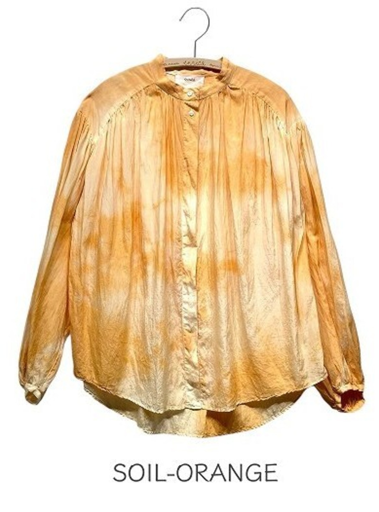 【ムラ染め綿シルクブラウス】BLOUSE148-3