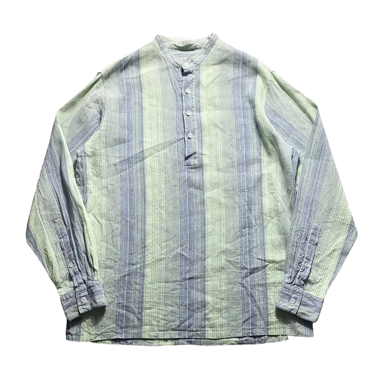HERMES band collar pullover shirt
