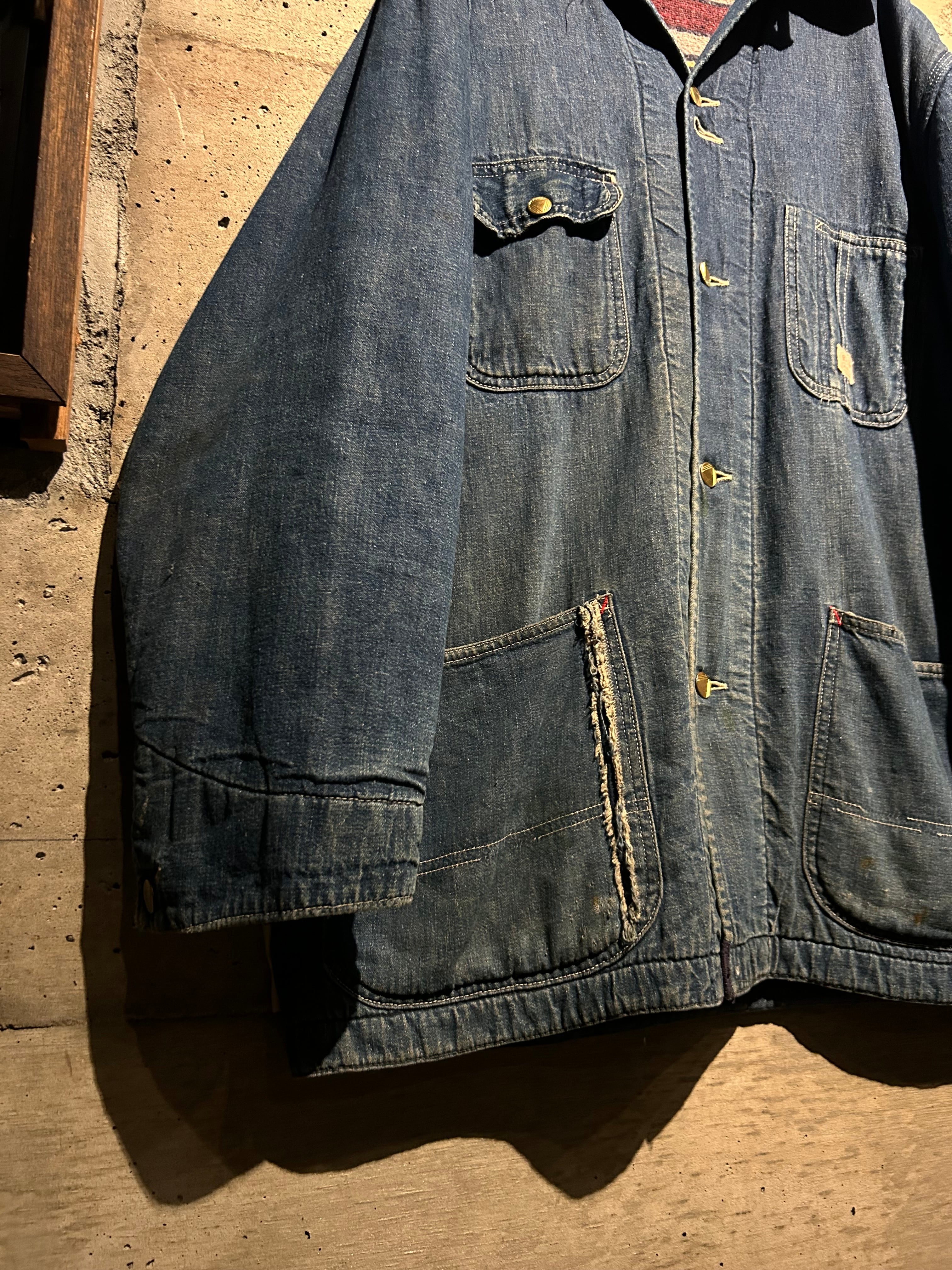 Caka】50's ~ 60's“HERCULES” Vintage Denim Coverall Jacket | Caka