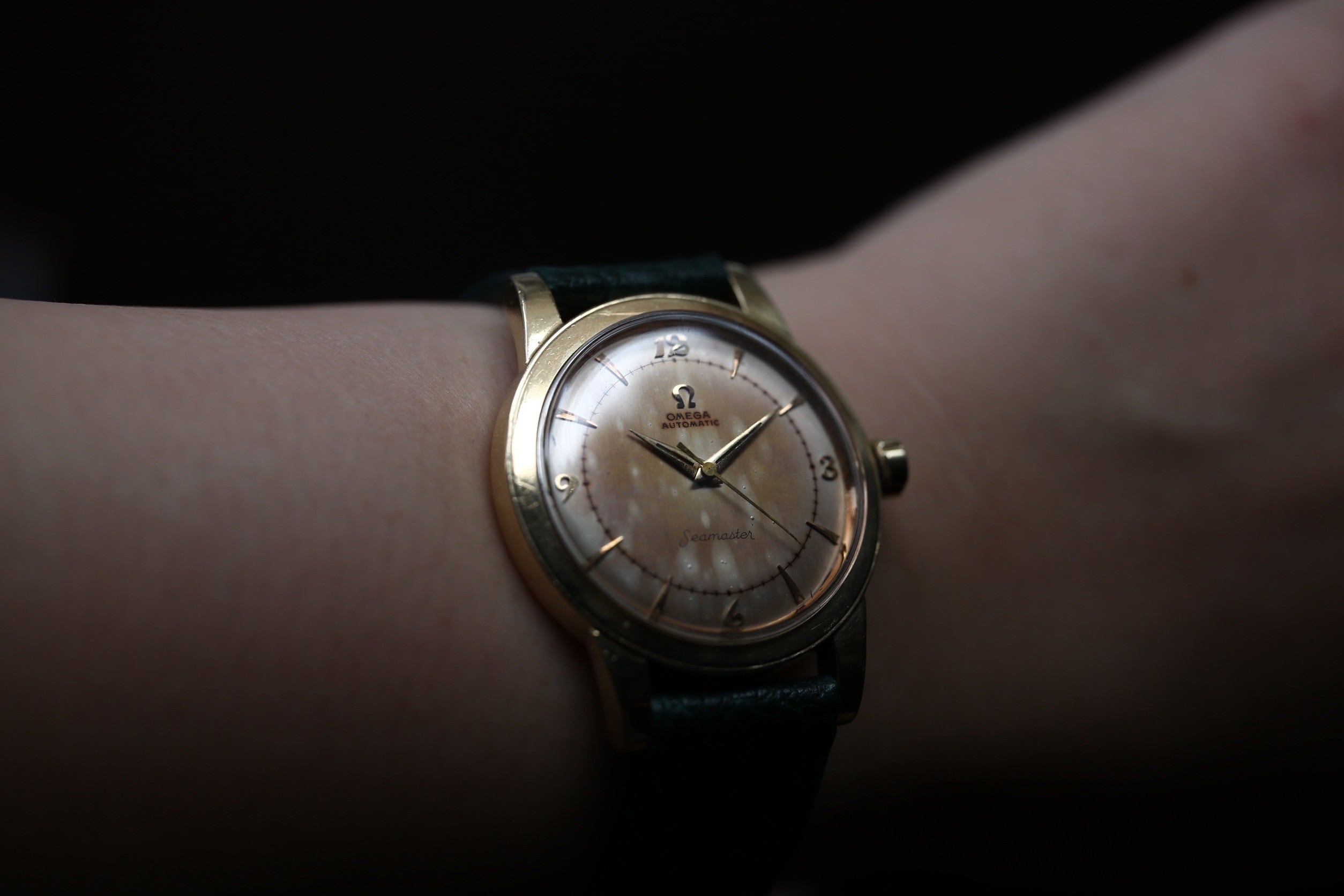 OMEGA】1954年製 オメガ シーマスター U.S仕様 レッド・エイジング