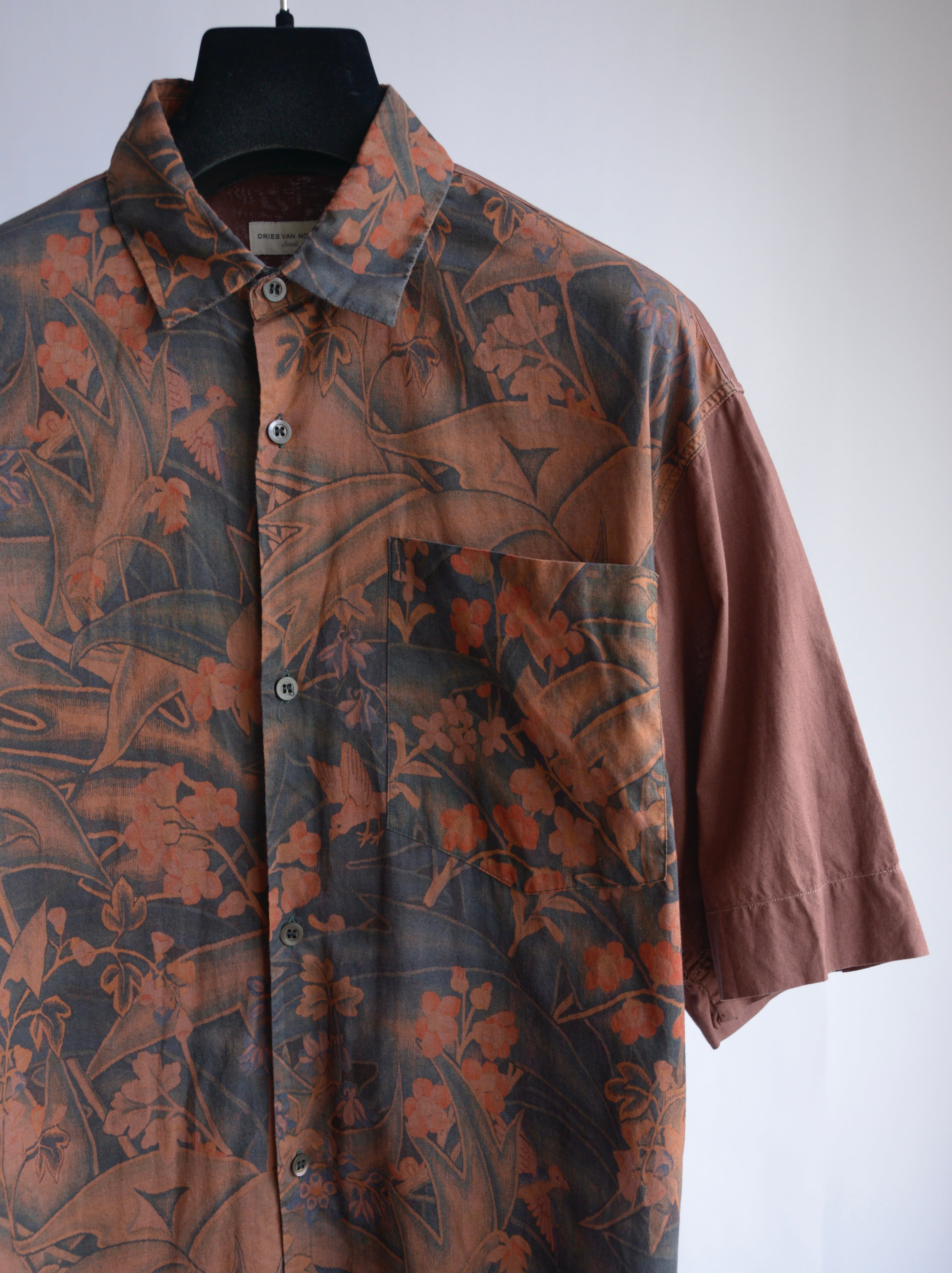 DRIES VAN NOTEN SS2017 BOTANICAL PRINT SHIRT | LAYYER DRIES VAN NOTEN SS2017 BOTANICAL PRINT SHIRT | LAYYER