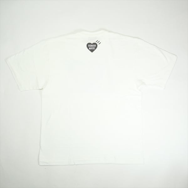 HUMAN MADE Tシャツ ヒューマンメイド ホワイト Mサイズ♦4071 HUMAN MADE(ヒューマンメイド) プリントTシャツ ホワイト サイズ