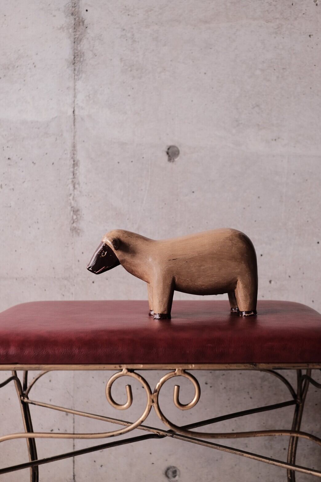 木製の羊の置物 | Spoon style