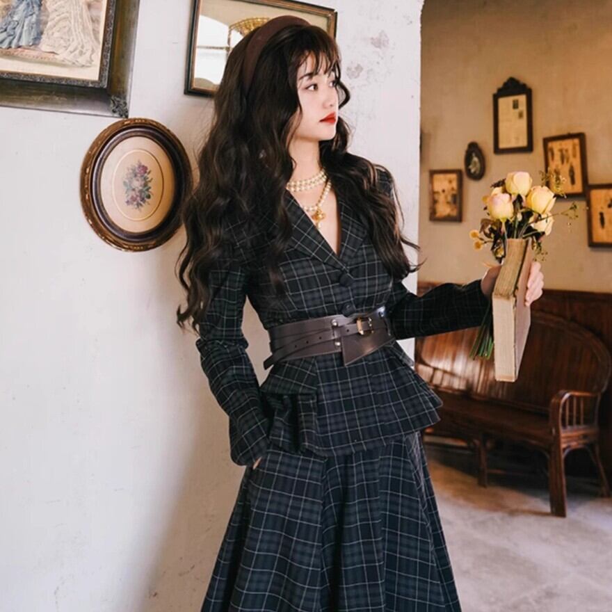 サブカル 服 地雷系 通販 系 ファッション クラロリ ベルト お嬢様コーデ クラシカル 大人きれいめ パーティ お呼ばれ 20代 30代