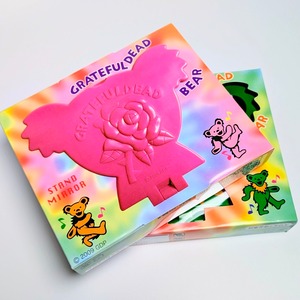 【 Grateful Dead ( グレイトフルデッド ) 】各種 4カラー 折りたたみ式スタンドミラー〚アメリカン雑貨 アメトイ〛