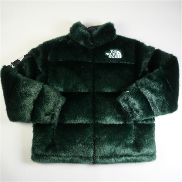 The North Face Faux Fur Nuptse Jacket 緑
