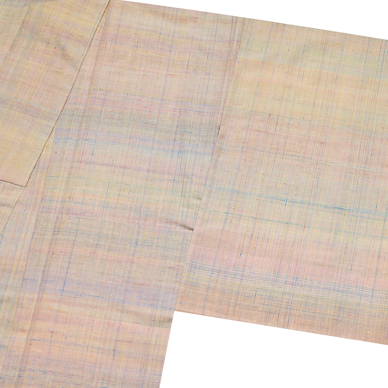 【新品未使用】紅花紬　袷着物 段暈し 手紡ぎ手織紅花紬 袷着物【未着用品】 | かわの屋