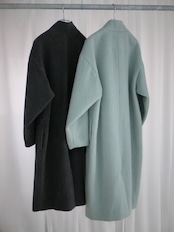 25aw 受注アイテム : RITSUKO KARITA - Plain cocoon coat (plain) Pale sage