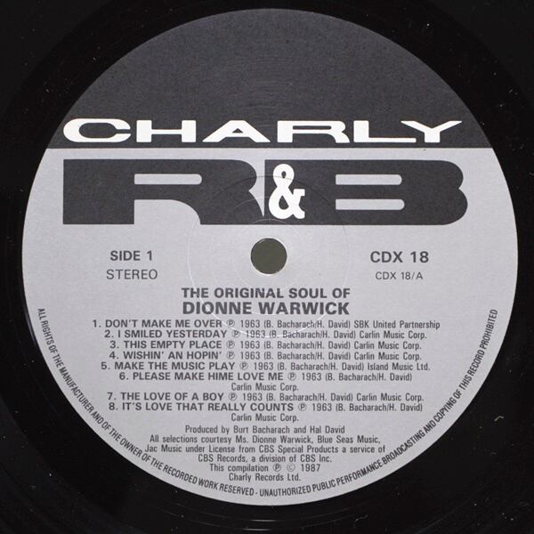 Dionne Warwick / The Original Soul Of Dionne Warwick [CDX 18] - 画像4