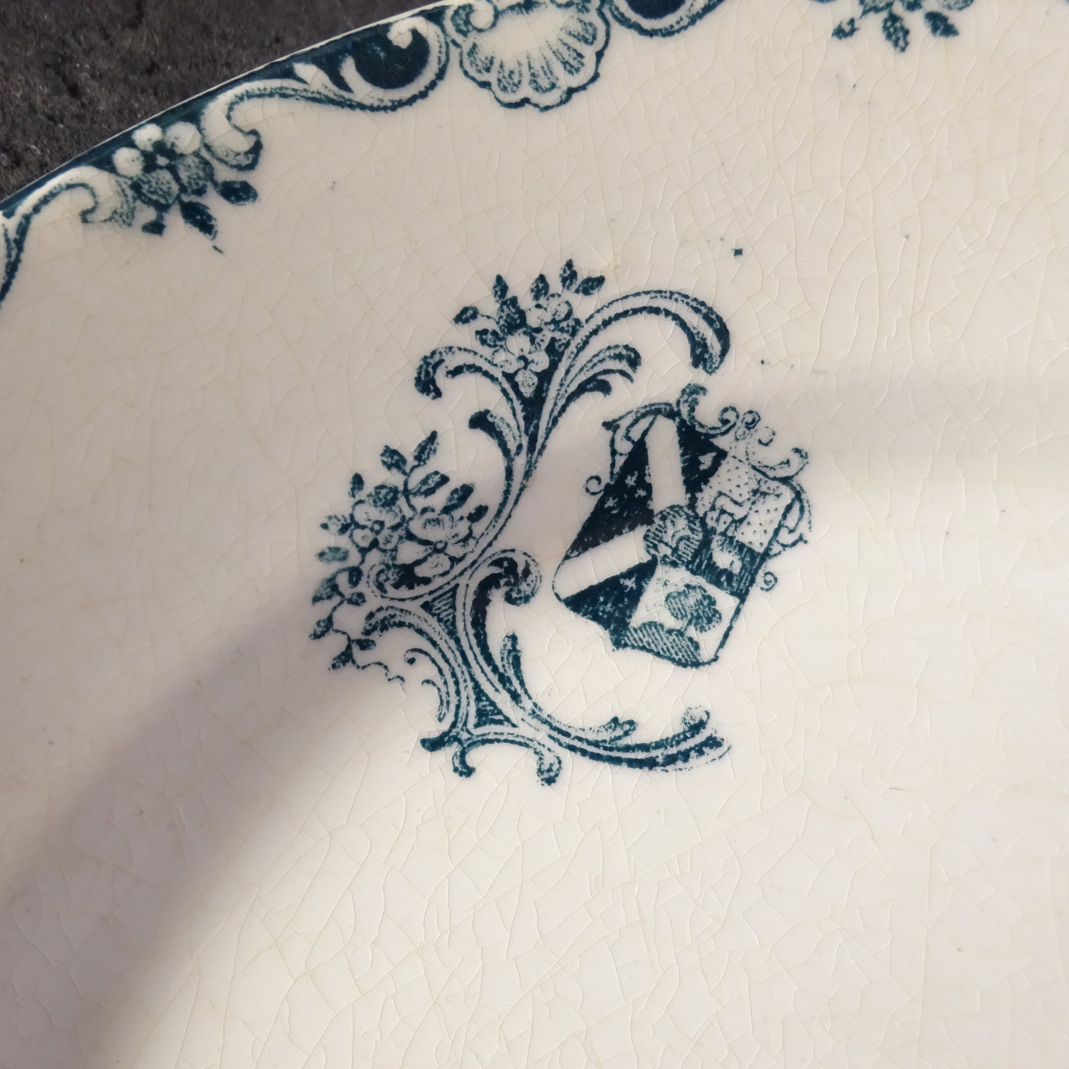 【 Épuisé 】☆TERRE DE FER Cleirefontaine modèle CHATEAUX 《CHATEAU DE RAMBOUILLET》 assiette plate