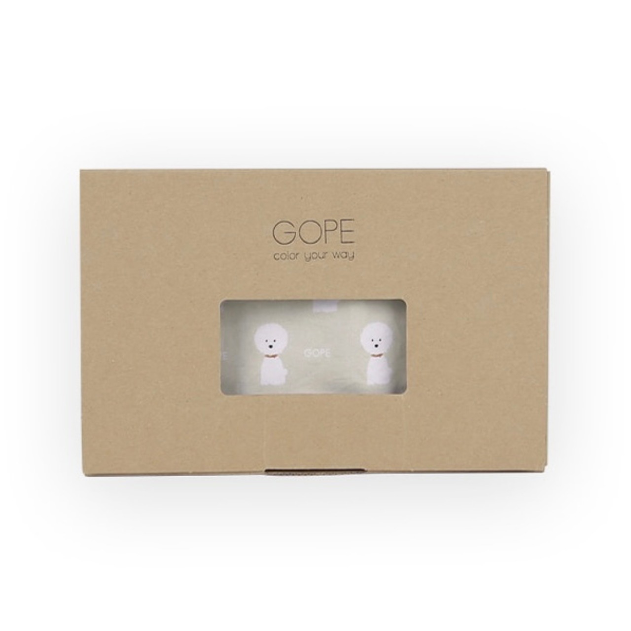 【予約】[ GOPE ] Picture Dog Bandana｜WHITE × IVORY - 11