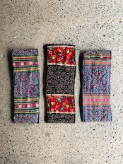 H'mong tribe／Vintage fabric pouch