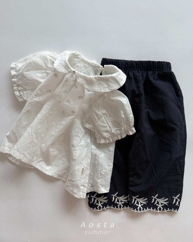 【予約/送料無料】Aosta/Collar Blouse