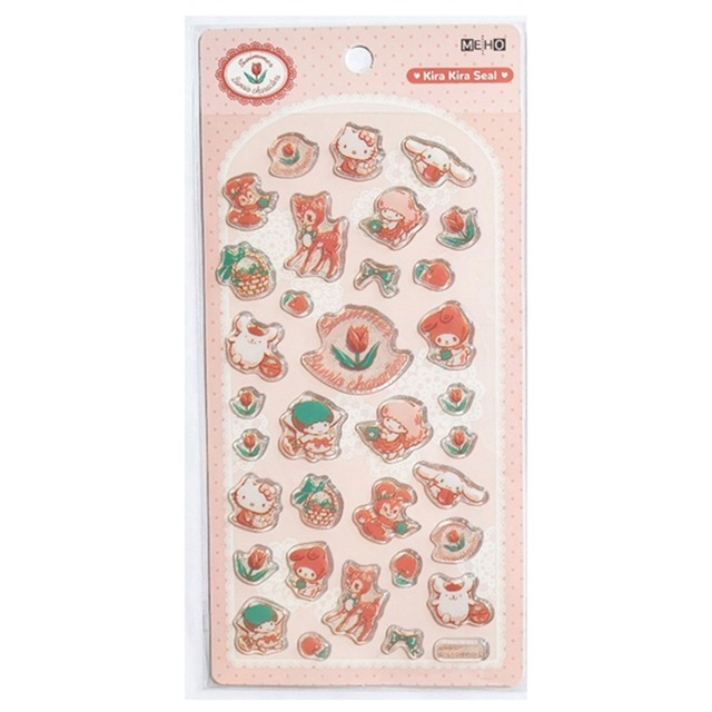 【ロット販売】【20入】キラキラシール SWIMMER×SANRIO レッド(8820598)