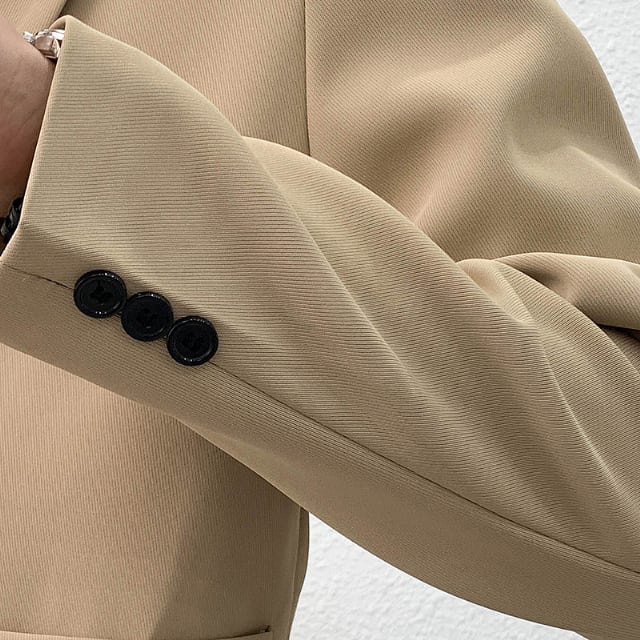 予約販売】メンズ セットアップ スーツ 無地 長袖 カジュアル