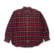 90s RALPH LAUREN ラルフローレン チェック BD ボタンダウン オックスフォード 長袖シャツ /メンズ/ビンテージ