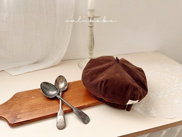 [予約][送料無料]《valubebe》Romang velu beret (baby) 100