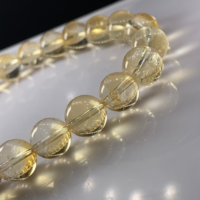 非加熱✩天然シトリンブレスレット