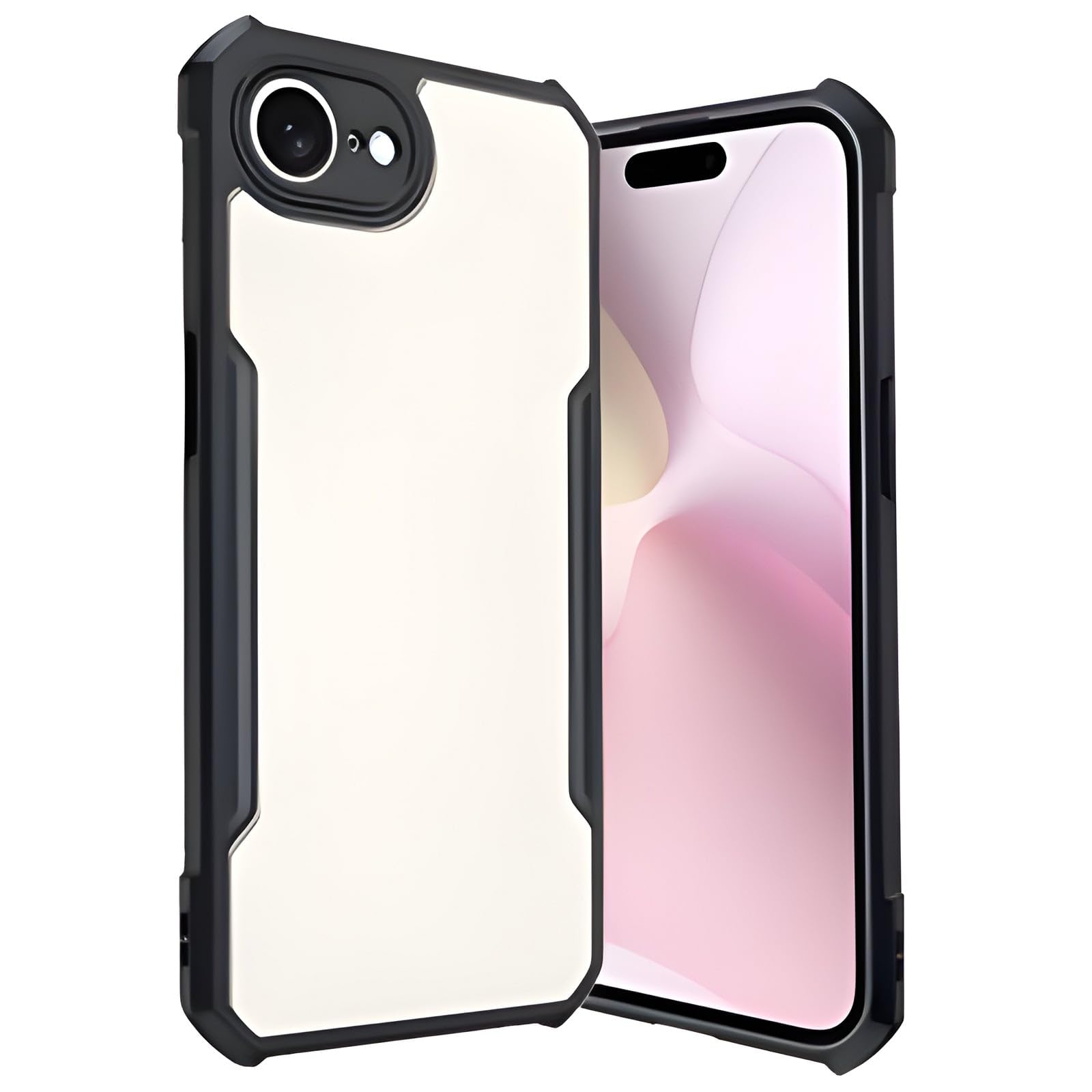 Voltup スマホケース iPhone 16e/17e 専用 SGS認証 耐衝撃 透明 バックパネル 黄ばみ防止