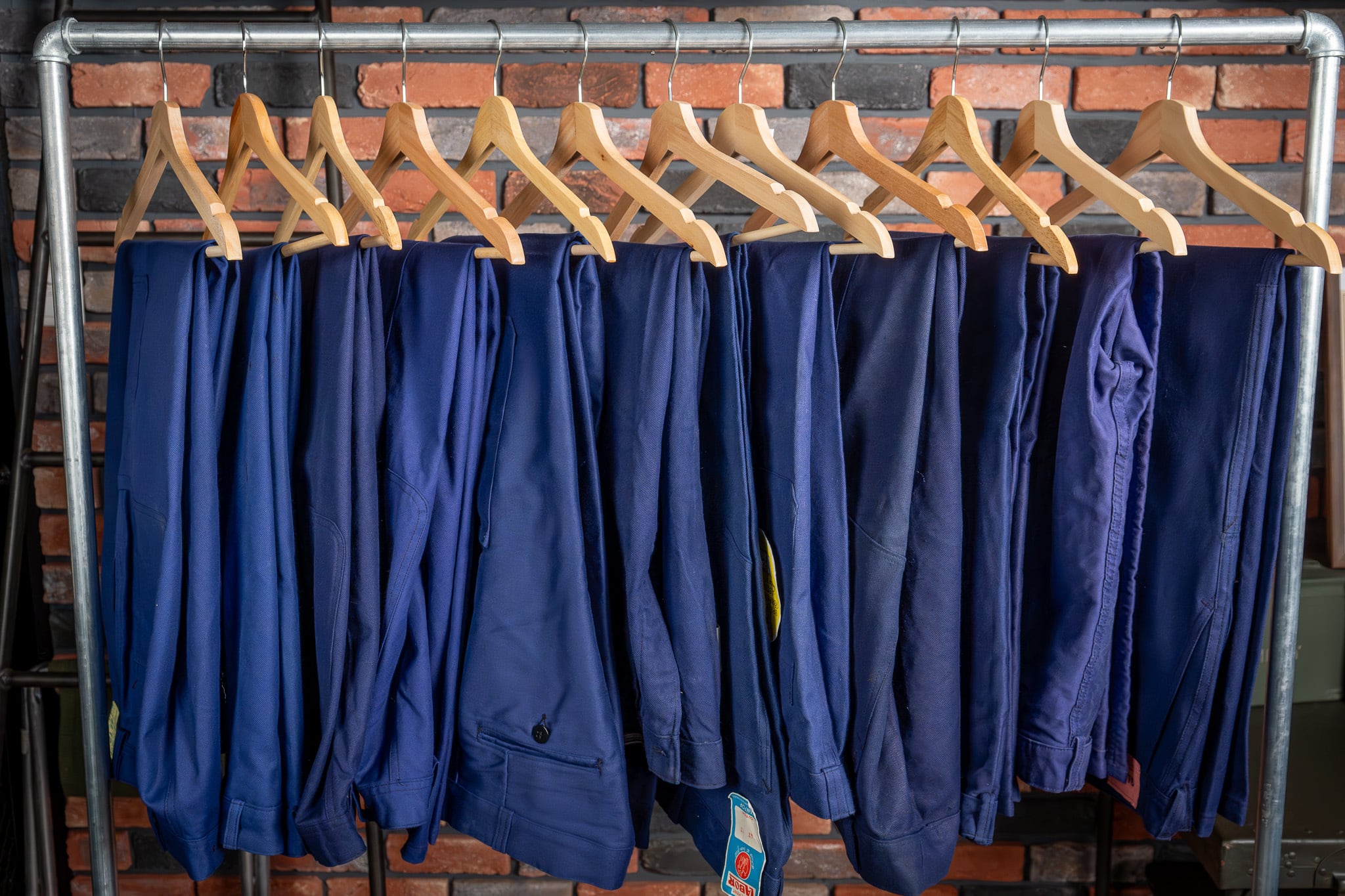 DEADSTOCK】70's French Army Cotton Twill Work Pants フランス軍