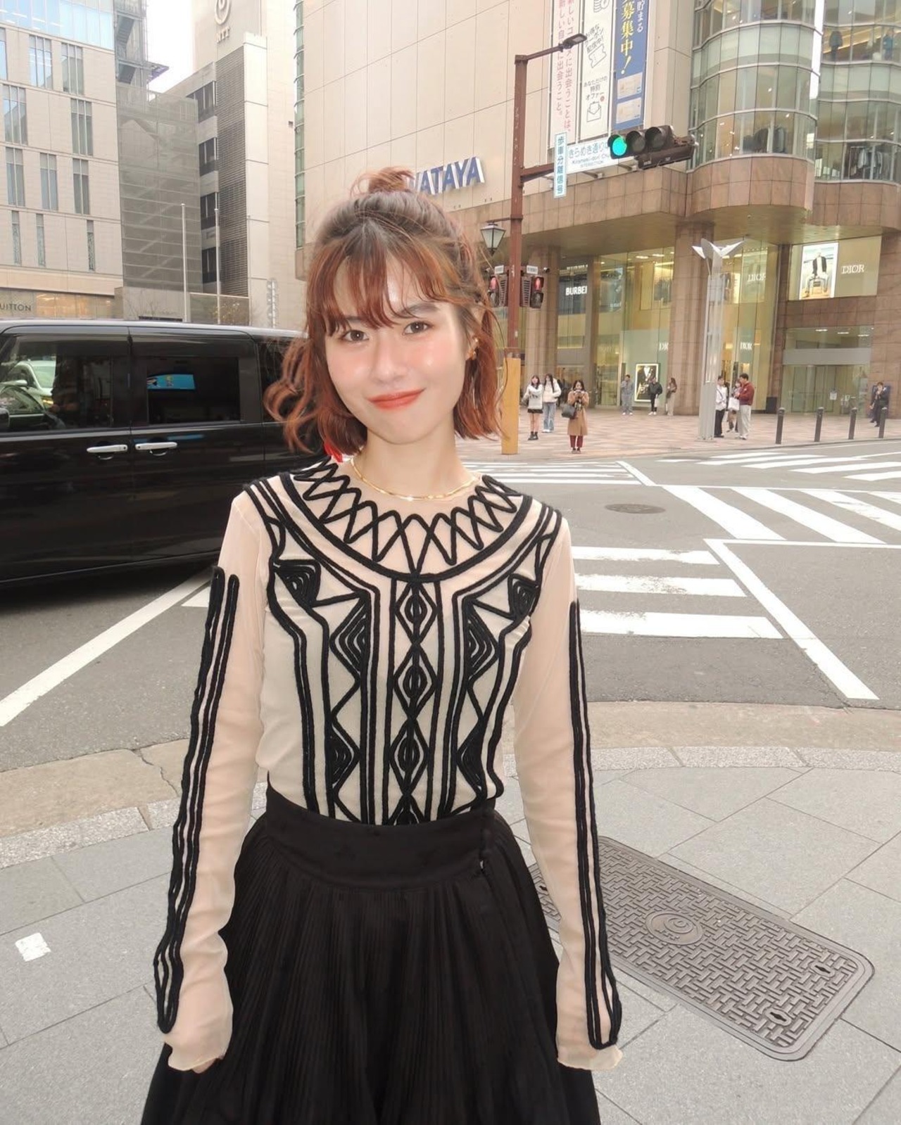 24AW】FUMIE TANAKA フミエタナカ / mesh giza long t | TRENT 