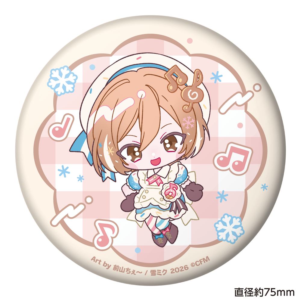 SNOW MIKU 2026 ぷにぷに缶バッジ MEIKO 前山ちぇ~ ver.