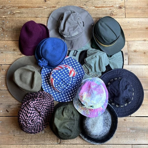 1点物◇星条旗アメリカ国旗バケットハット帽子キャップUSA古着メンズ