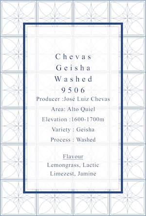 Chevas Geisha Washed  9506