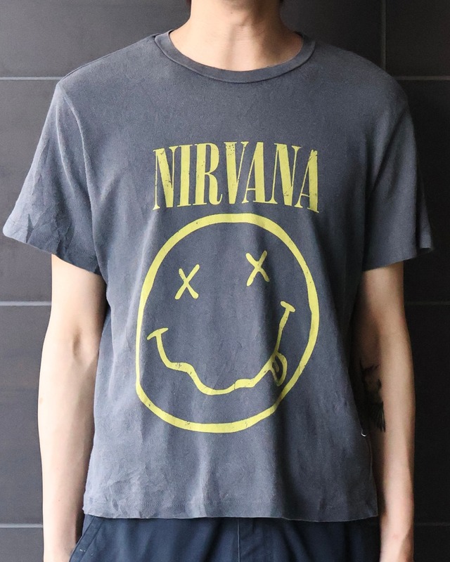short length fade T shirt