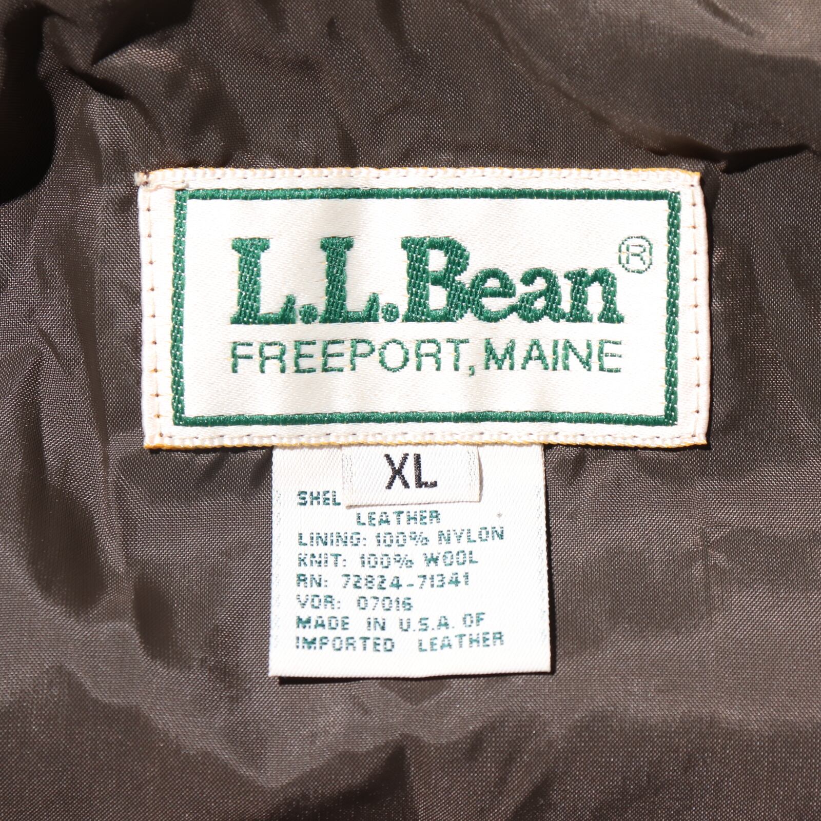 極美品 XL エルエルビーン USA A-2 レザージャケット L.L.Bean | ENCOUNT
