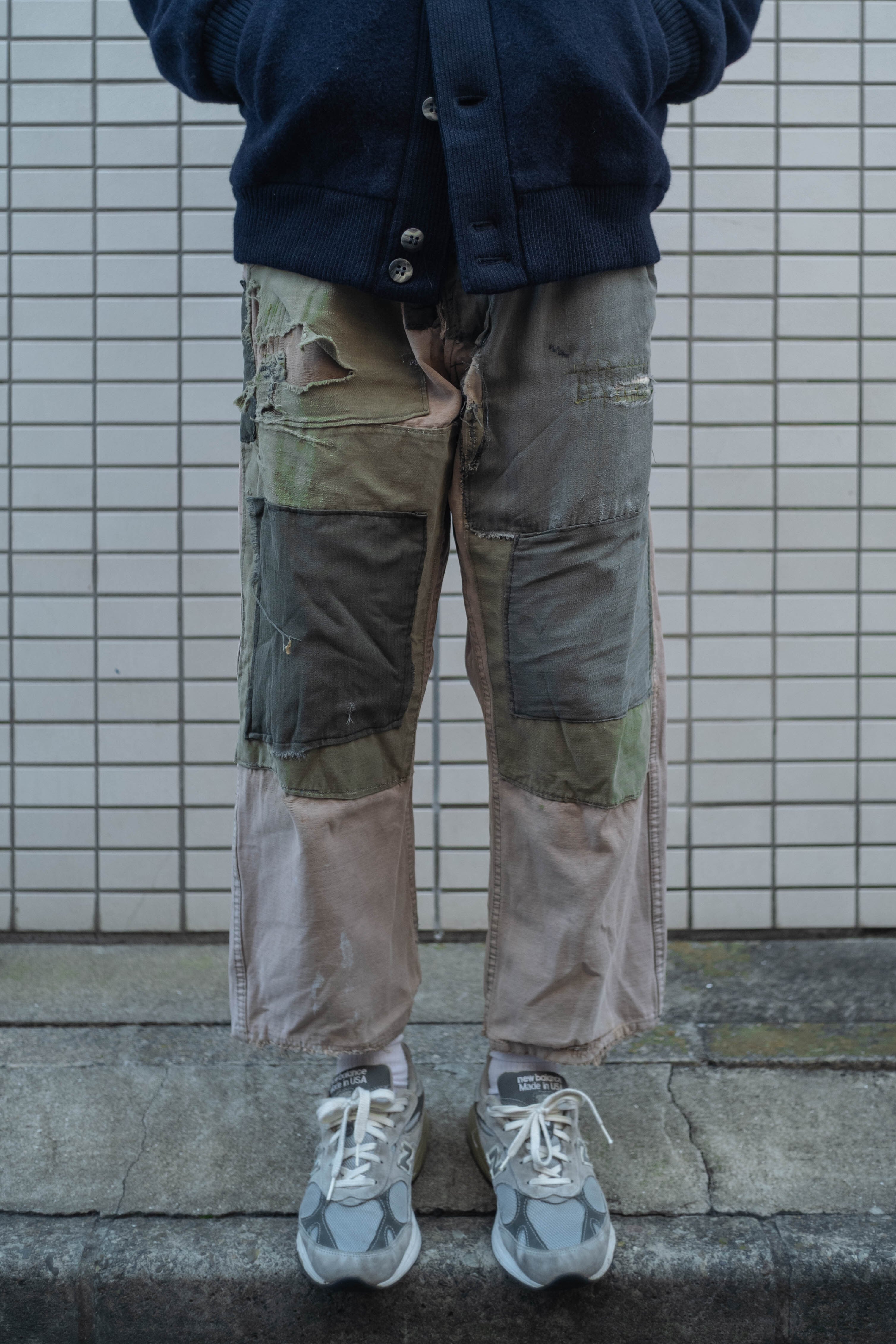 1950-60s フランス パッチワークワークパンツ | militaria & encore