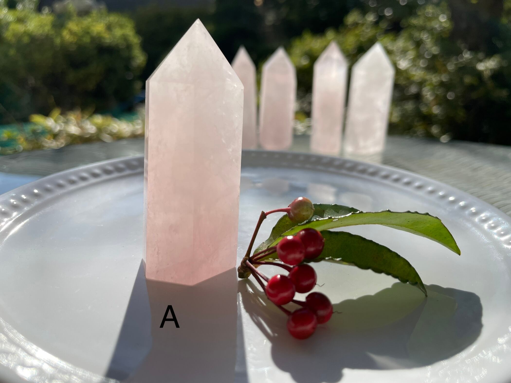 Rose quartz pencil / ローズクォーツペンシル