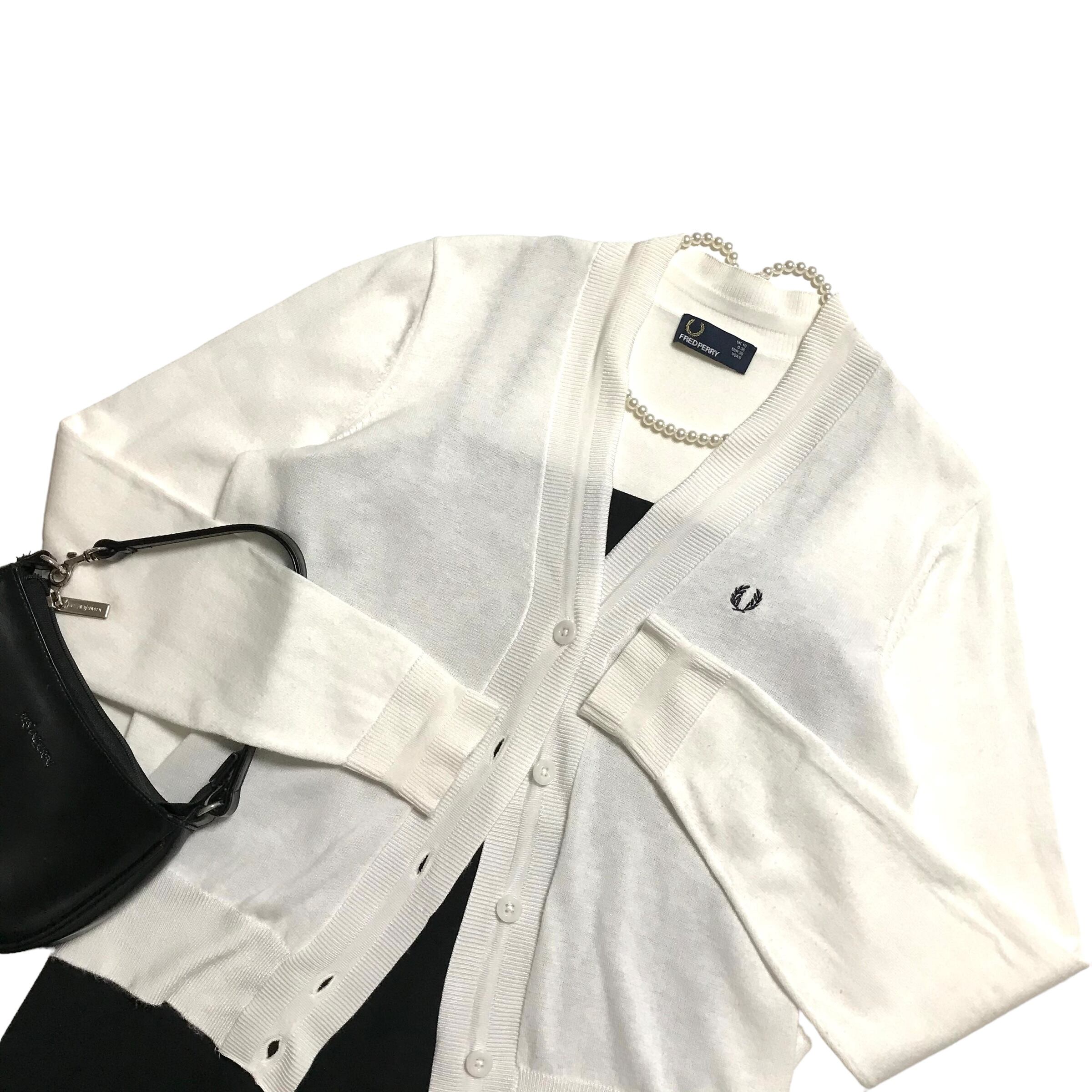 ⚫︎fr21 fredperry cardigan フレッドペリー カーディガン 長袖 
