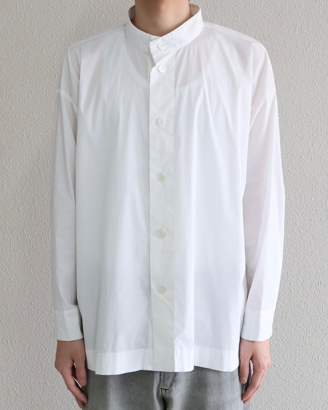 【ISSEY MIYAKE】stand collar shirt