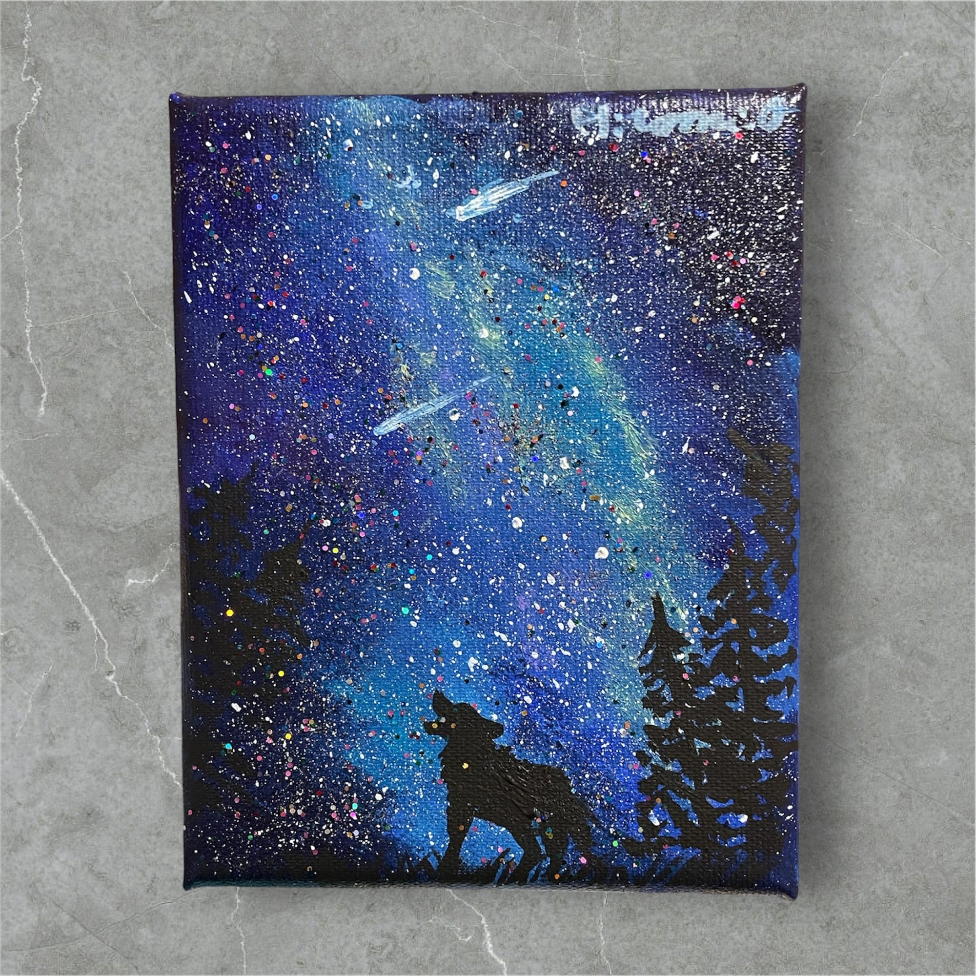 現代アート　虎　刺繍画　絵画　キャンバス f2ab45865ac6e291196811092a7948