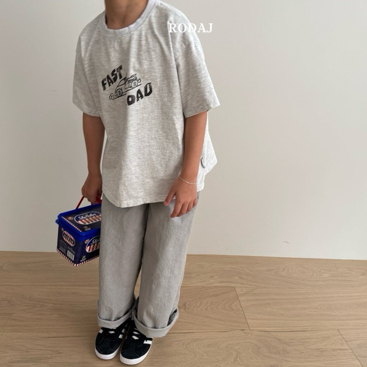 【roda J】FAST ROAD Tシャツ メランジ 80~100cm - 6